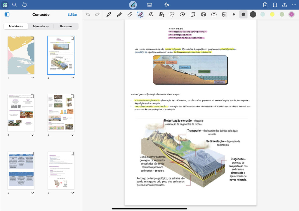 Resumo Geologia 11 ano