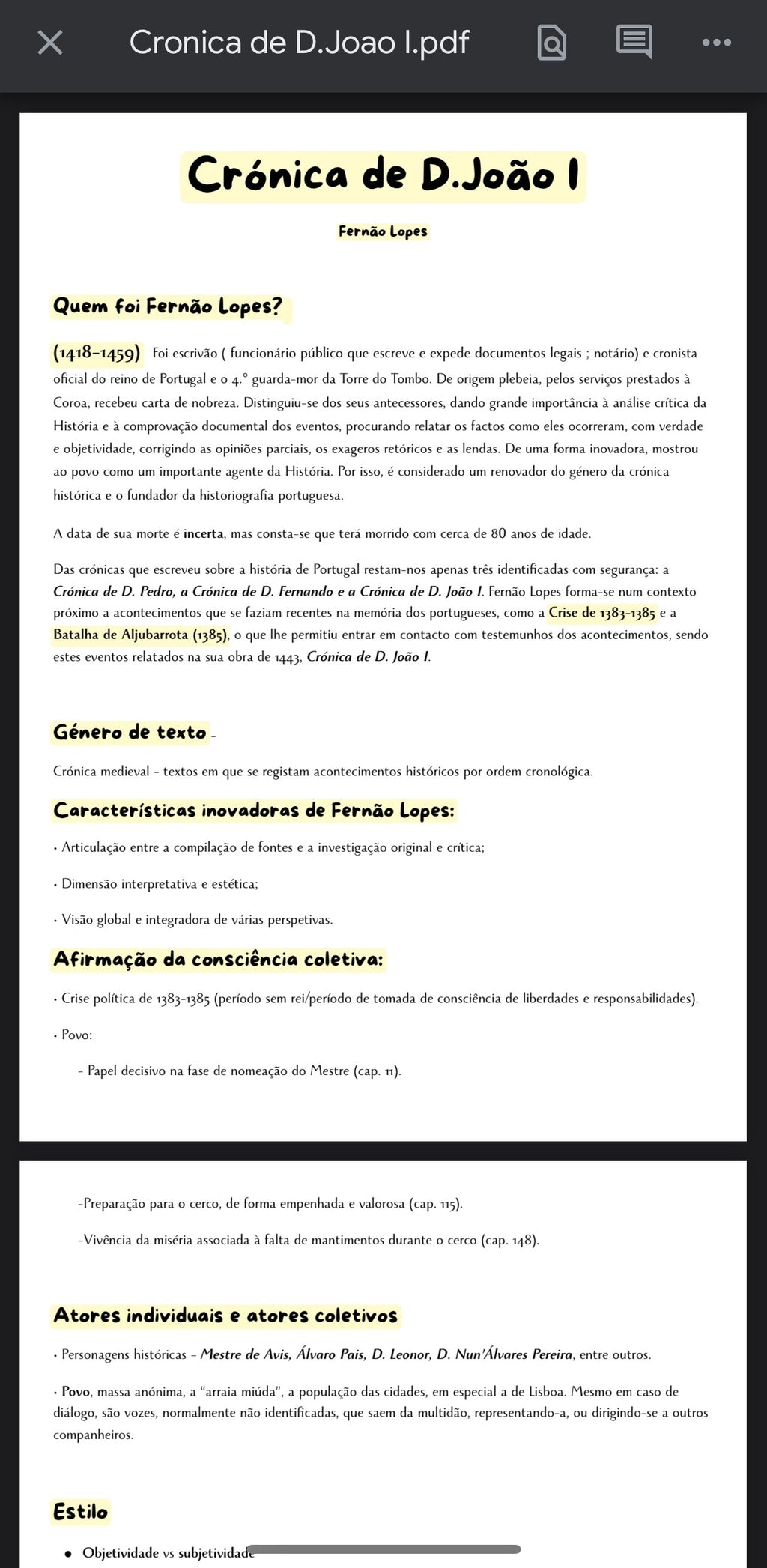 Resumo 10 ano Português