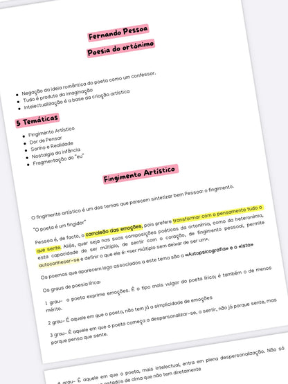 Resumo 12 ano Português